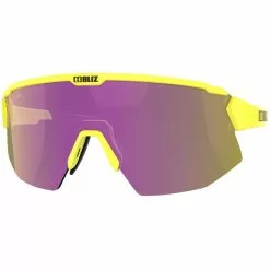 Occhiali BLIZ BREEZE PADEL EDITION Giallo/Viola Iridium 2023 -Vendite Attrezzatura per Biciclette 025B600x6005D 1