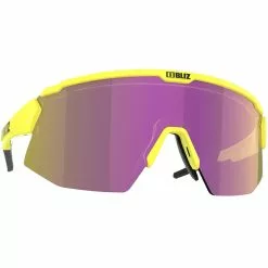 Occhiali BLIZ BREEZE PADEL EDITION Giallo/Viola Iridium 2023 -Vendite Attrezzatura per Biciclette 045B600x6005D 1