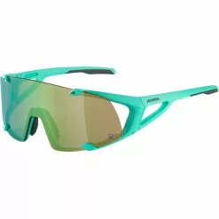 Occhiali ALPINA HAWKEYE S Q-LITE Turchese/Verde Iridium